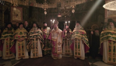 Χριστουγεννιάτικη Παννυχίδα στο Άγιον Όρος προεξάρχοντος του Μητροπολίτη Θεοκλήτου