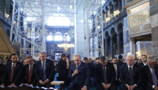 Προκλητικός Ερντογάν στην Αγιά Σοφιά: «Η λαχτάρα για κατάκτηση δεν θα λείψει ποτέ»