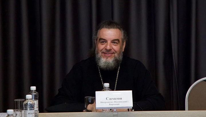 Απαγορευμένος στο υπουργείο από την Ιερά Σύνοδο της UOC Μητροπολίτης Συμεών (Σόστατσκι). Φωτογραφία: Τμήμα πληροφοριών και εκπαίδευσης