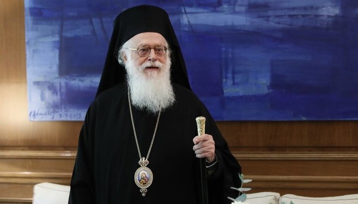 Αρχιεπίσκοπος Αναστάσιος. Φωτογραφία: romfea.gr