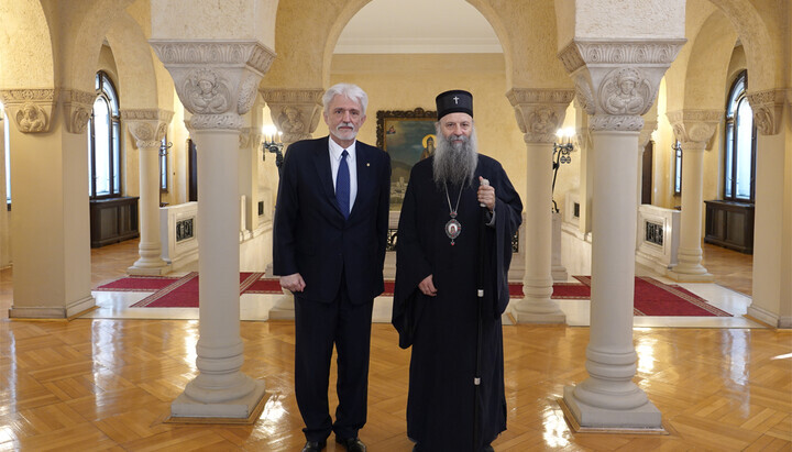 Πατρ. Πορφύριος συζήτησε με τον Ουκρανό Πρέσβη τα λάθη των αρχών σχετικά με UOC