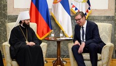 Συνάντηση του προέδρου του ΤΕΕΣ Ρωσικής Εκκλησίας με τον Πρόεδρο της Σερβίας Α. Βούτσιτς