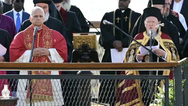 Η συνάντηση του Οικουμενικού Πατριάρχη με τον Πάπα Λέοντα ΙΔ στη Νίκαια - Φωτογραφία: orthodoxianewsagency.gr