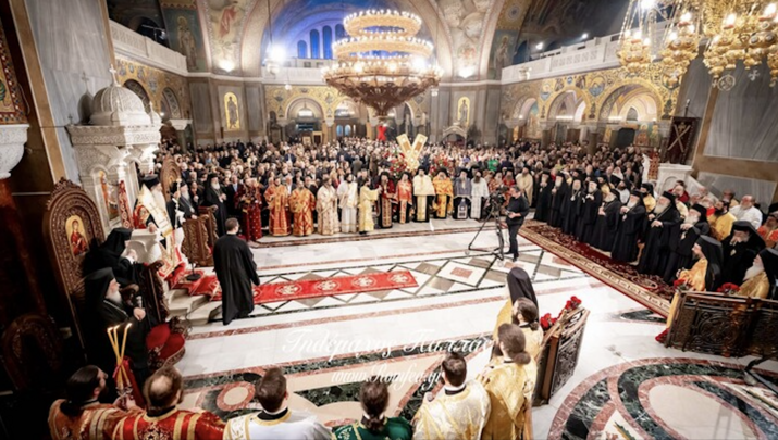 Πολυαρχιερατικός Εσπερινός για τον Πολιούχο της Πάτρας