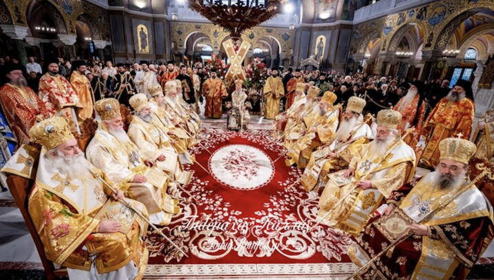 Πολυαρχιερατικό συλλείτουργο για τον Πολιούχο της Πάτρας - Φωτογραφία: Romfea.gr