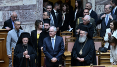Ο Οικουμενικός Πατριάρχης Βαρθολομαίος, στην Βουλή των Ελλήνων