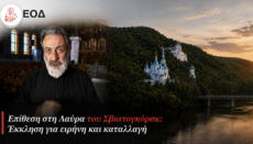 Π. Γεώργιος Κατσαούνης: Θλίψη για το γεγονός στην Λαύρα του Σβιατογκόρσκ